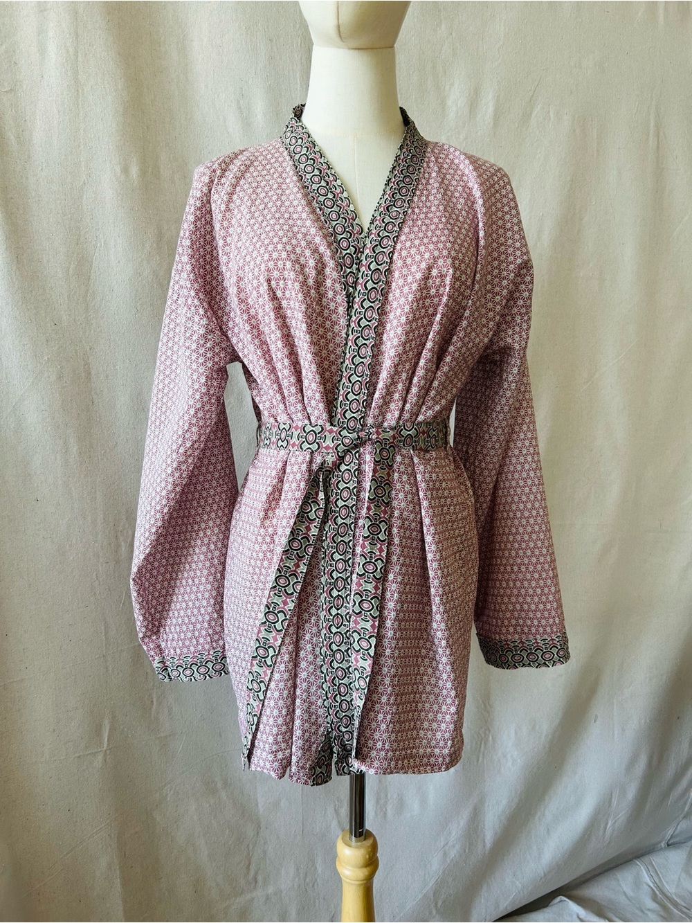 Cotton kimono jacket